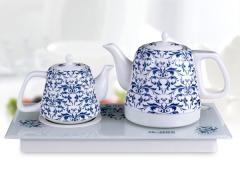 靖江市晓燕现代供应链有限公司 晓燕文化办公-提供格顿HY-2698B陶瓷电热水壶（青花缘）