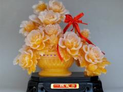 靖江市晓燕现代供应链有限公司 晓燕文化办公-提供高档礼品摆件YX 大一揽富贵　木纹