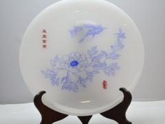 靖江市晓燕现代供应链有限公司 晓燕文化办公-提供礼品玉堂富贵12寸圆盘白